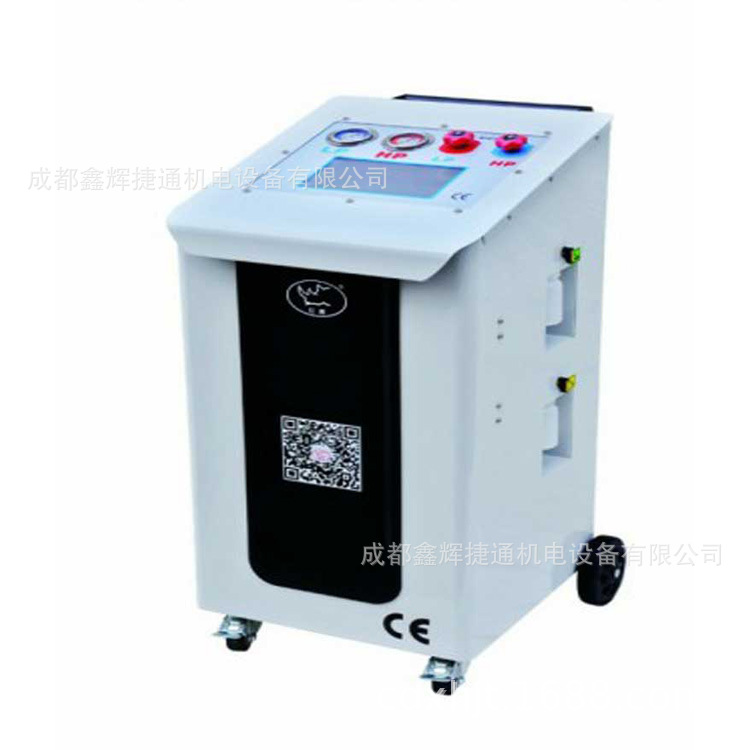 巨犀汽车空调回收加注再生冷媒抽真空AC-800全自动空调冷媒机