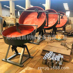 矿粉制粒机 大型圆盘造粒机铁粉膨润土猫砂制粒机实验室不锈钢成