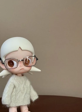 Zsiga衣服酷酷嘎子姐向往白色毛衣套装可爱玩偶换装娃衣