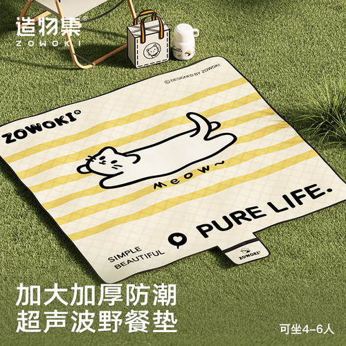 户外露营野餐垫加厚防潮正版节