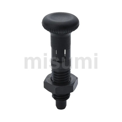 平头型分度销细牙自锁旋钮柱塞