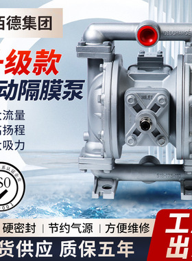 S1F型高扬程高流量增压泵金属隔膜泵水处理工业气动隔膜泵