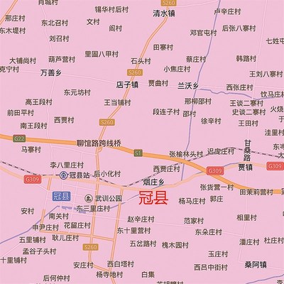 2024新款聊城市地图贴图办公室挂图高清防水墙壁贴超大装饰画定制