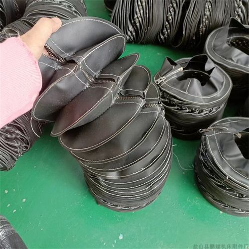 圆形缝制拉链液压油缸防尘罩耐磨气缸伸缩保护套防油丝杆防护罩