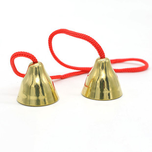 专业碰铃乐器儿童奥尔夫打击乐器黄铜碰铃幼儿园教具学生撞铃碰钟