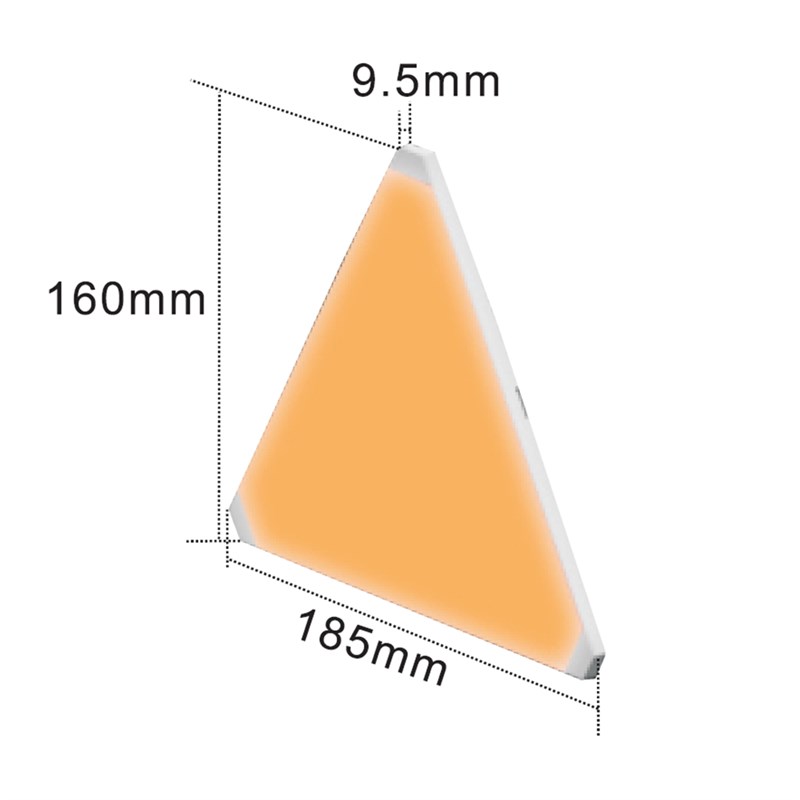 超薄奇光板电竞氛围灯智能量子灯三角形拼接灯客厅卧室壁灯