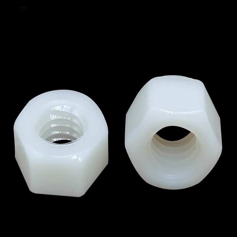尼龙六角螺母塑料塑胶绝缘pa66螺丝帽M6M8M10M12M16M20M22M30M48