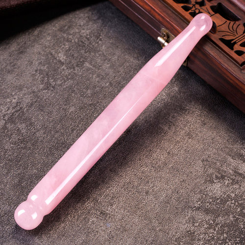 天然玉石面部拨筋棒经络按摩笔点穴棒女美容院脸部眼部穴位点按棒