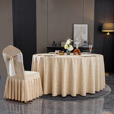 酒店饭店防水防油防烫免洗加厚桌布北欧风家用桌垫子圆形餐桌桌布