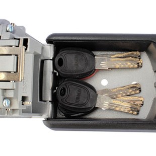 金属压铸制成坚固耐用家用钥匙盒防盗房门密码盒车库储物盒大小款