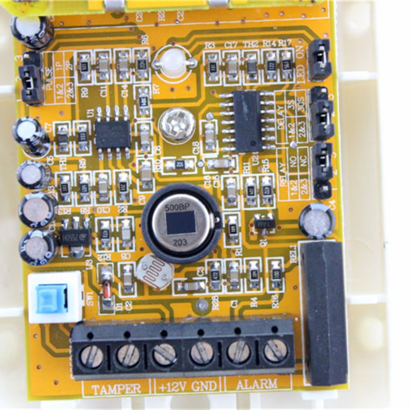 有线红外探测器 三鉴红外人体移动侦测报警器 高灵敏度红外探头