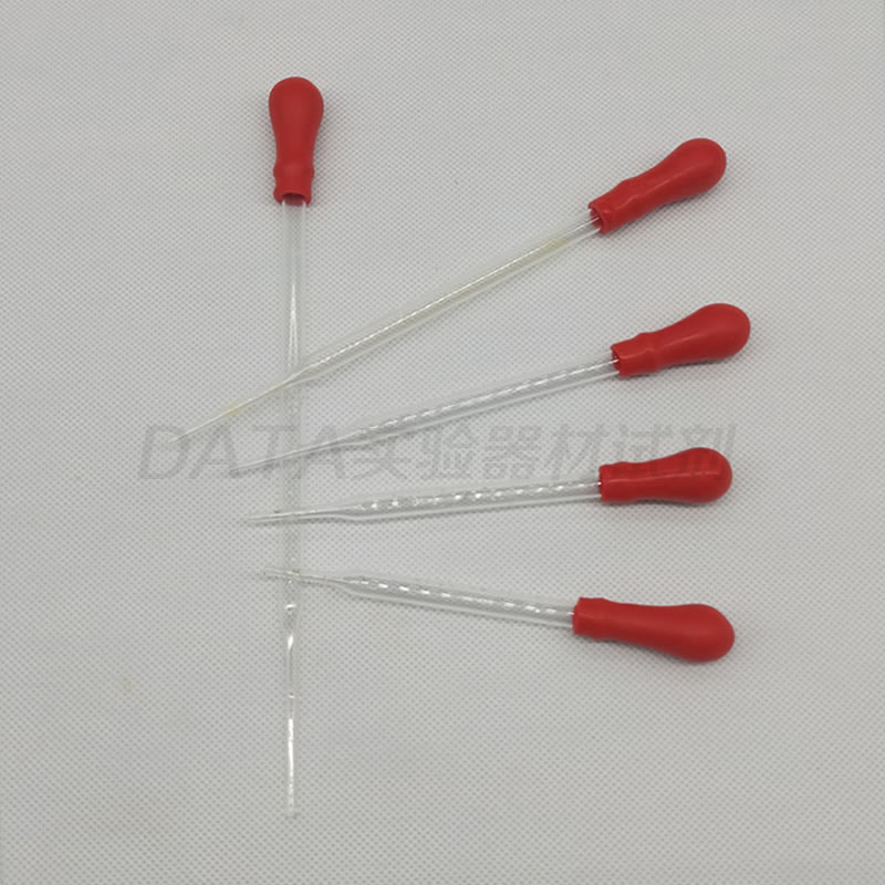 湘玻玻璃胶头滴管刻度吸管一次性无菌塑料移液管实验室取样管帽图片