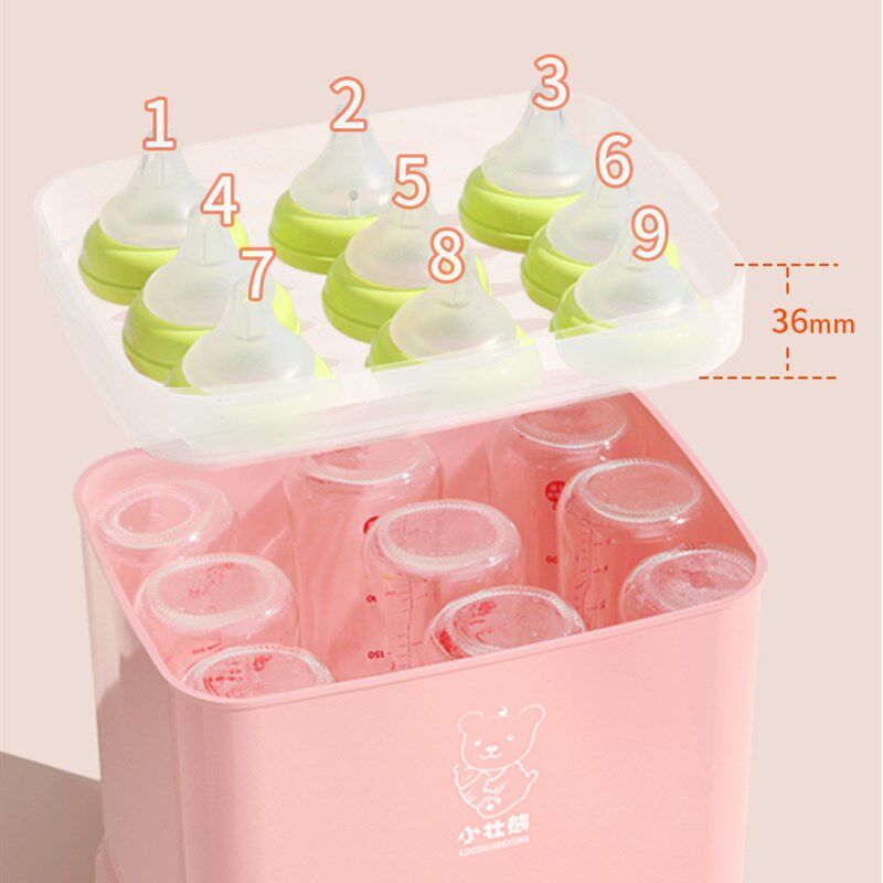 小壮熊婴儿温奶器奶瓶消毒器带烘干三合一暖奶二合一宝宝专用锅柜