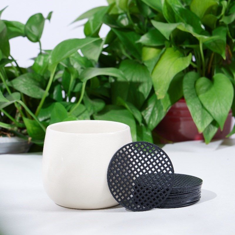 花盆底孔垫网垫片多肉绿植花卉盆栽盆底防漏土防虫圆形塑料网垫子