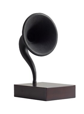 东来家居复古留声机摆件创意样板间售楼处客厅书房书柜酒柜装饰品