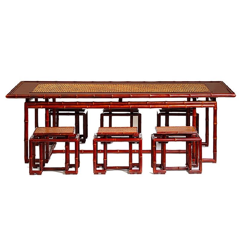 所氏新中式茶桌椅组合客厅茶空间大板茶桌仿古中式龙竹大茶台茶桌,住宅家具,家用茶台/茶桌,淘宝优惠券,粉丝福利购,淘宝优惠卷