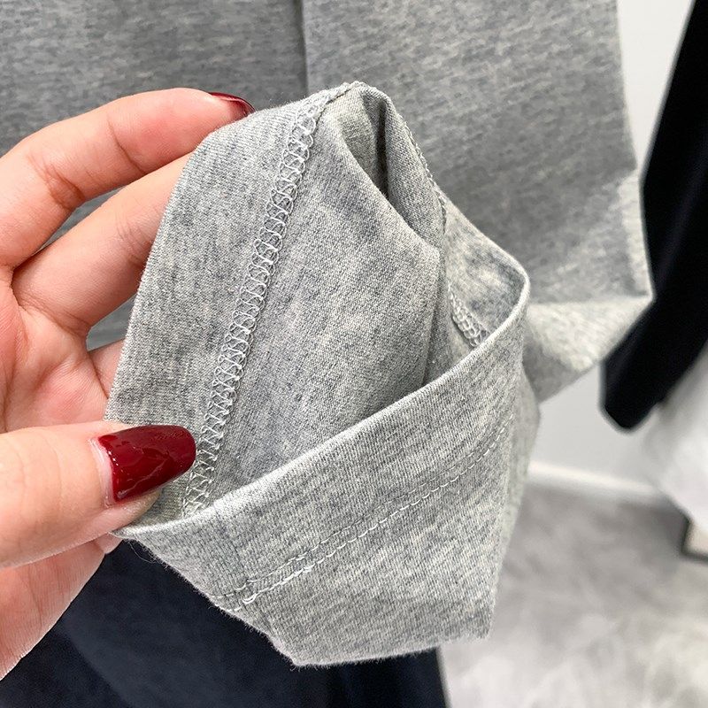 一字肩上衣长袖高级感斜肩黑色T恤女秋冬新款内搭宽松露肩打底衫,女装/女士精品,T恤,淘宝优惠券,粉丝福利购,淘宝优惠卷