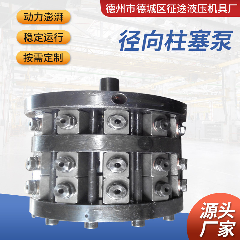 超高压径向柱塞泵0-150MPA工厂供应小型低噪音大流量RK系列柱塞泵