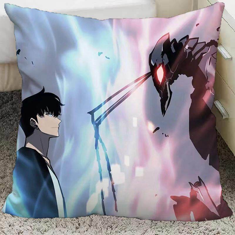 我独自升级动漫周边抱枕暗影君王程肖宇暗影军团方形靠垫睡觉枕头