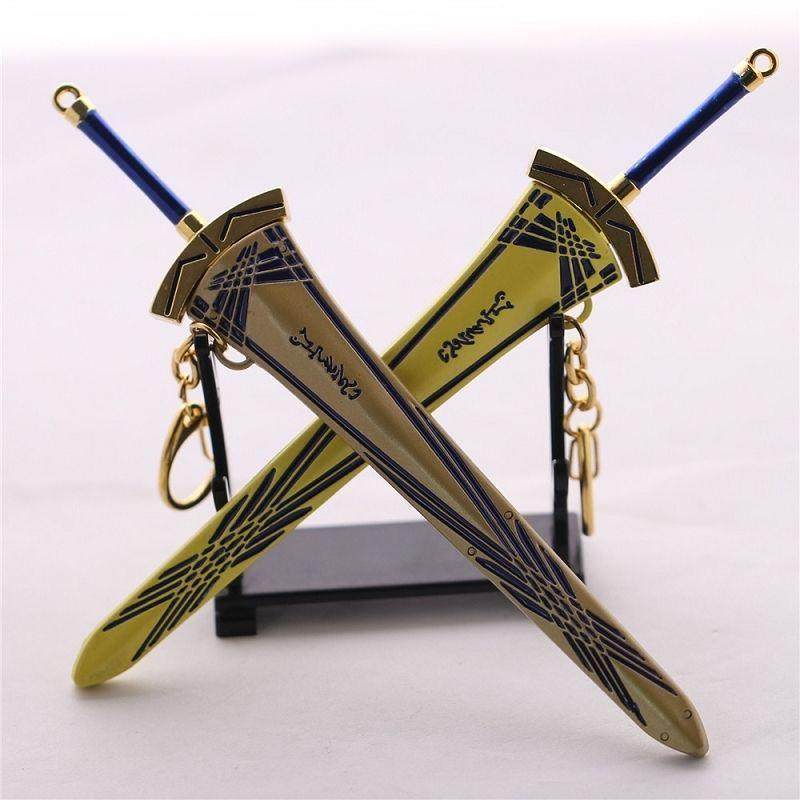 适用命运之夜fate剑周边亚瑟塞巴石中剑胜利之剑钥匙摩托车改装钥