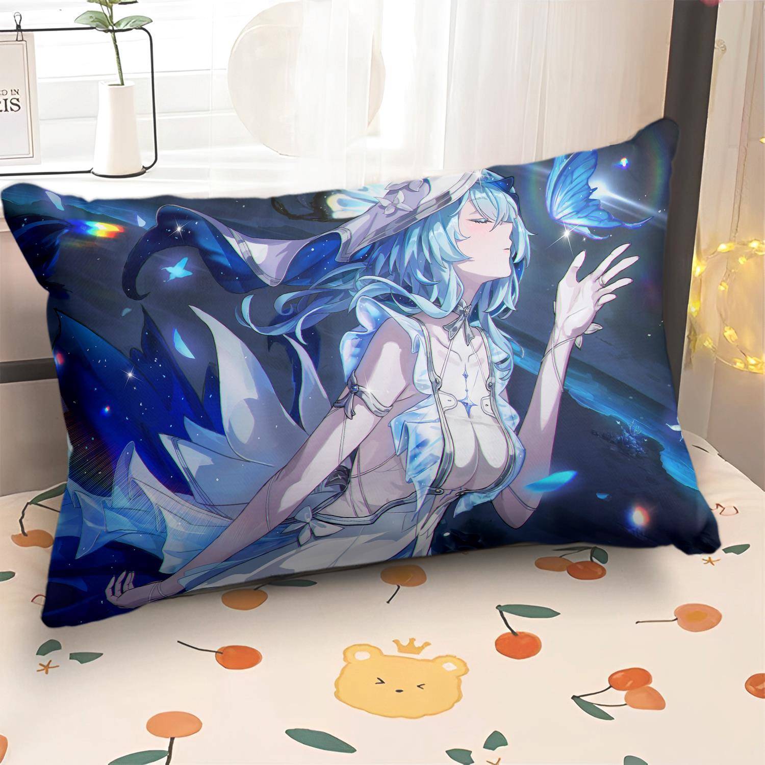 鸣潮守岸人抱枕沙发装饰枕头动漫周边宿舍枕头来图定制