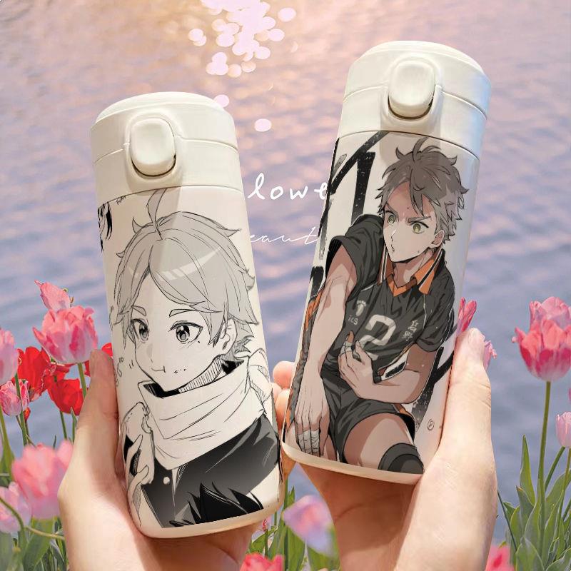 菅原孝支周边保温杯大容量小巧轻便携带高颜值水杯子不锈钢学生