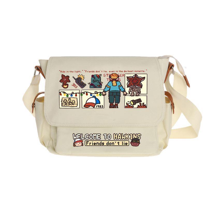 美剧怪奇物语青少年单肩包大容量多功能Stranger Things斜挎书包