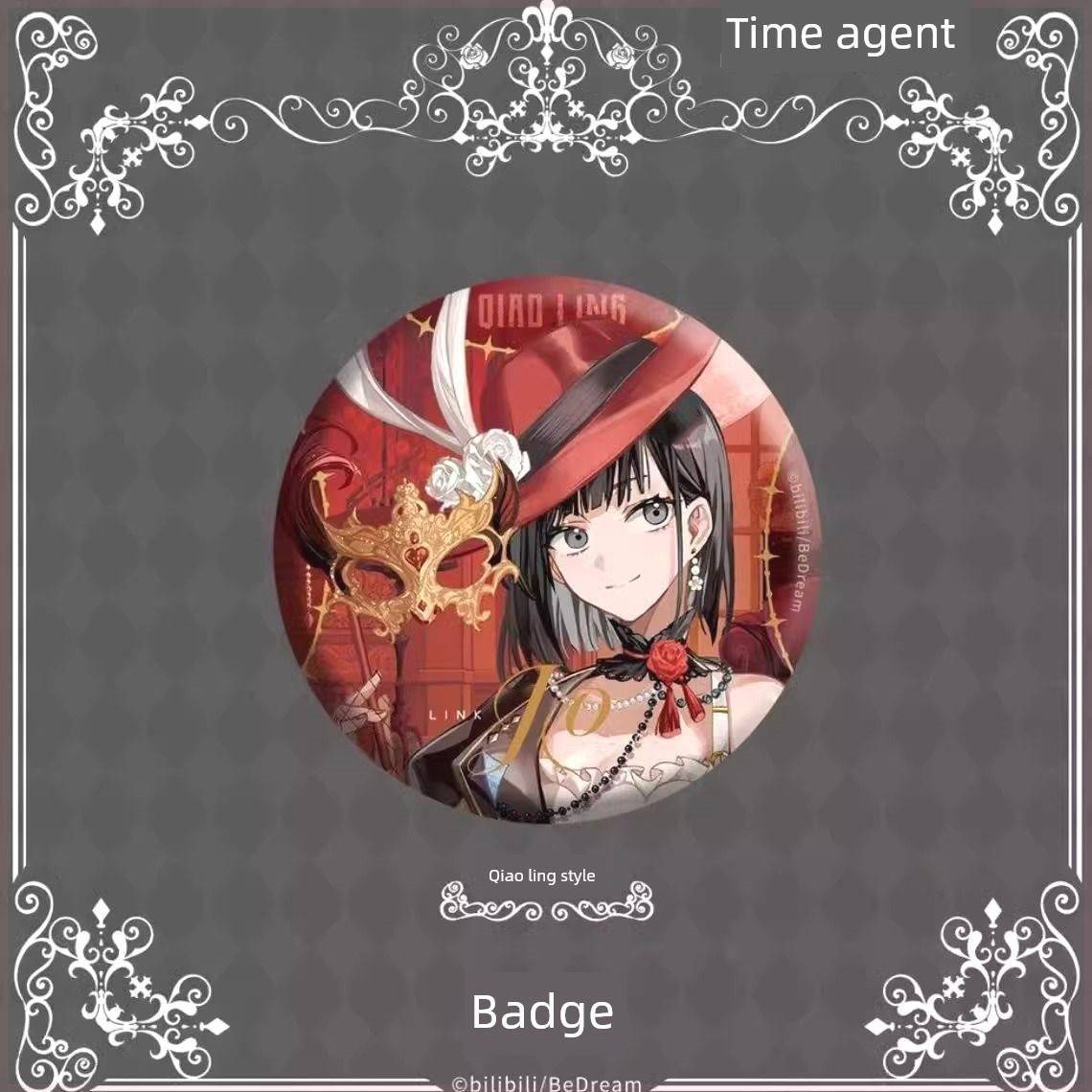 时间侠小米动画周边胸章程时路光巧灵马口铁胸针扇吧池