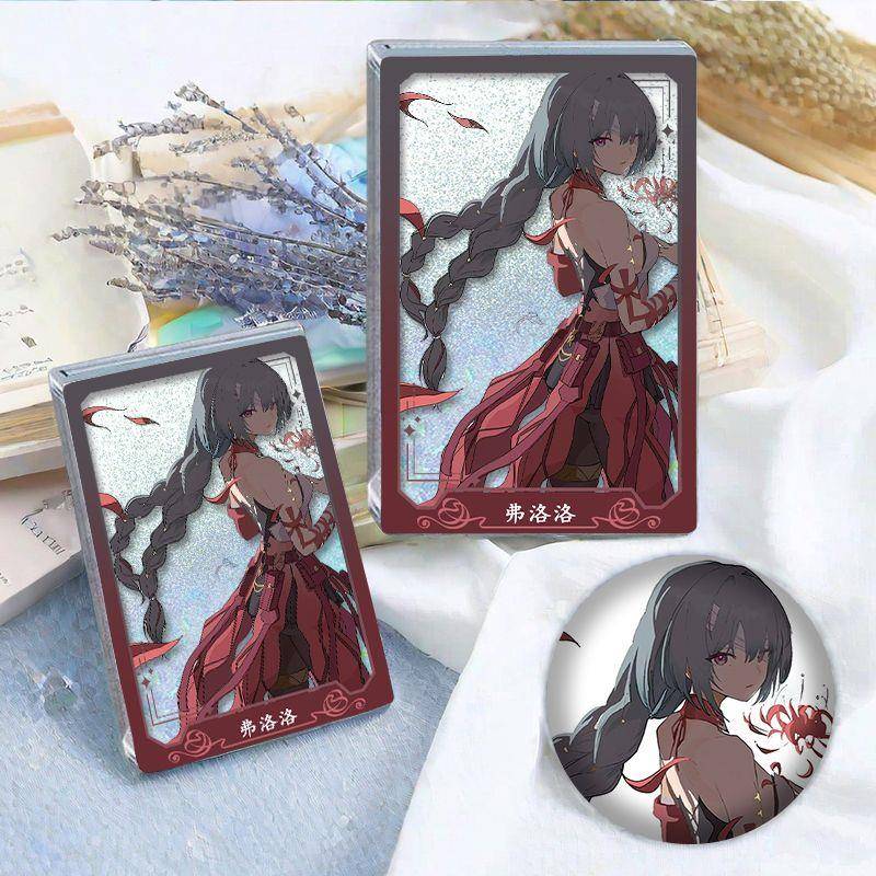 鸣潮弗洛洛流沙麻将咕卡吧唧礼物徽章摆件立牌学生创意咕卡砖