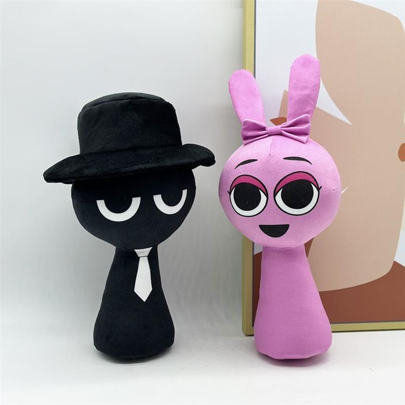 节奏盒子Sprunki Plush毛绒玩具娃娃游戏周边玩偶家居装饰