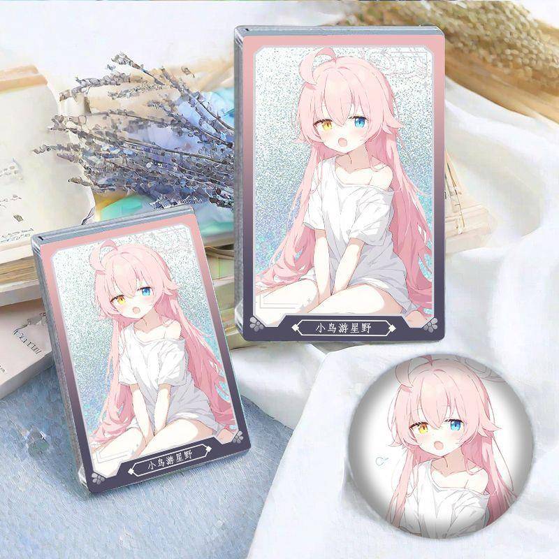 小鸟游星野蔚蓝档案周边徽章吧唧亚克力砖流麻摆件生日礼物定制