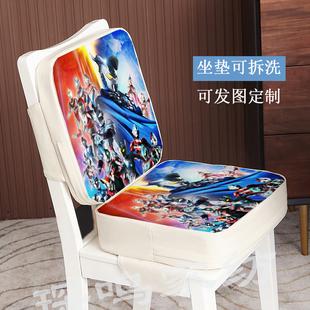 峻翀奥特曼儿童餐椅增高坐垫宝宝加厚家用椅子垫小学生吃饭座垫