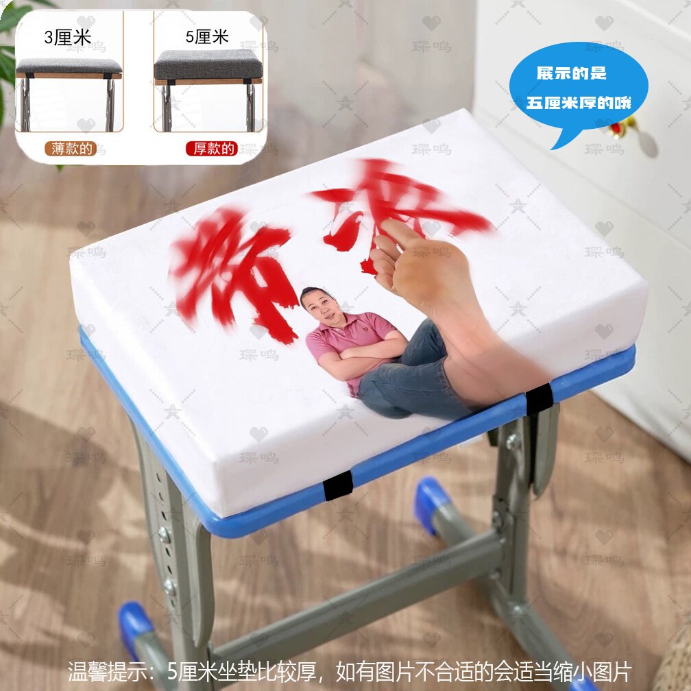 东北雨姐表情包记忆棉学生椅垫
