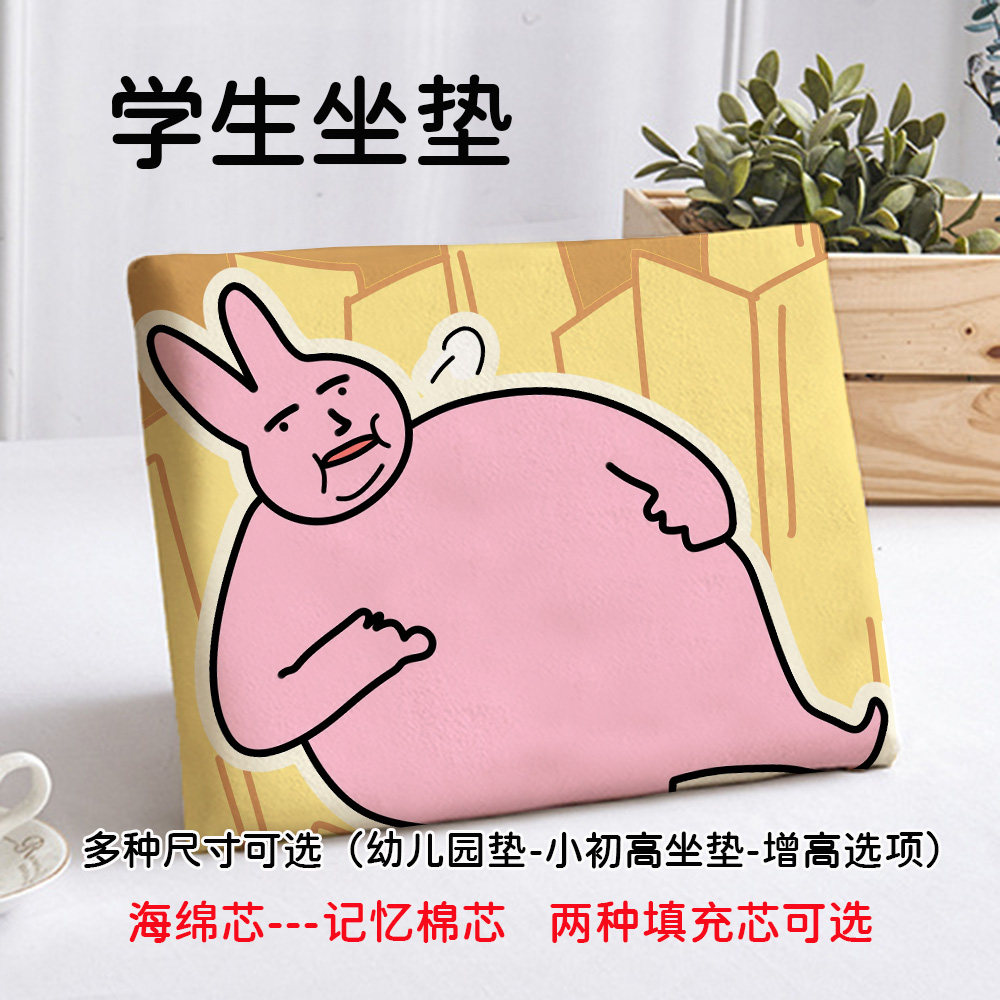 峻翀抽象表情包学生坐垫