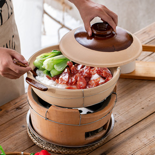 港式打边炉锅木炭火锅家用炭炉火锅炉老式地滩泥炉商用碳火锅炉子