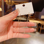 潮气质女神范长款 Loga.Py 耳线女超仙2022年新款 耳环耳坠圆脸显瘦