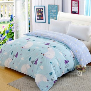 全棉被套单件纯棉斜纹单人学生1.5米双人200x230被罩1.8米2.2米