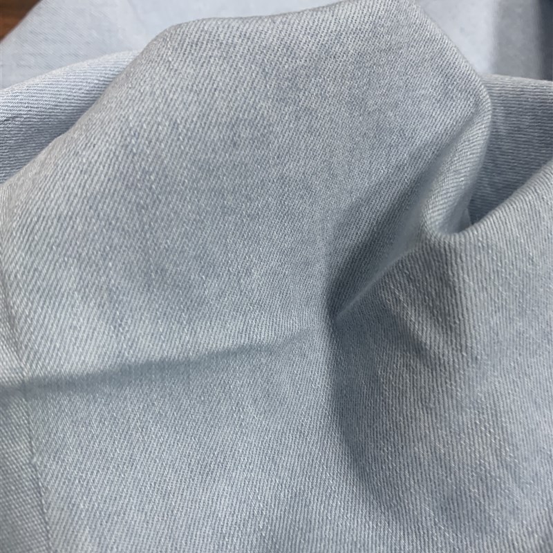 前景广进今年流行夏款薄沙洗弹力水洗牛仔布料弹力垂感连衣裙用布