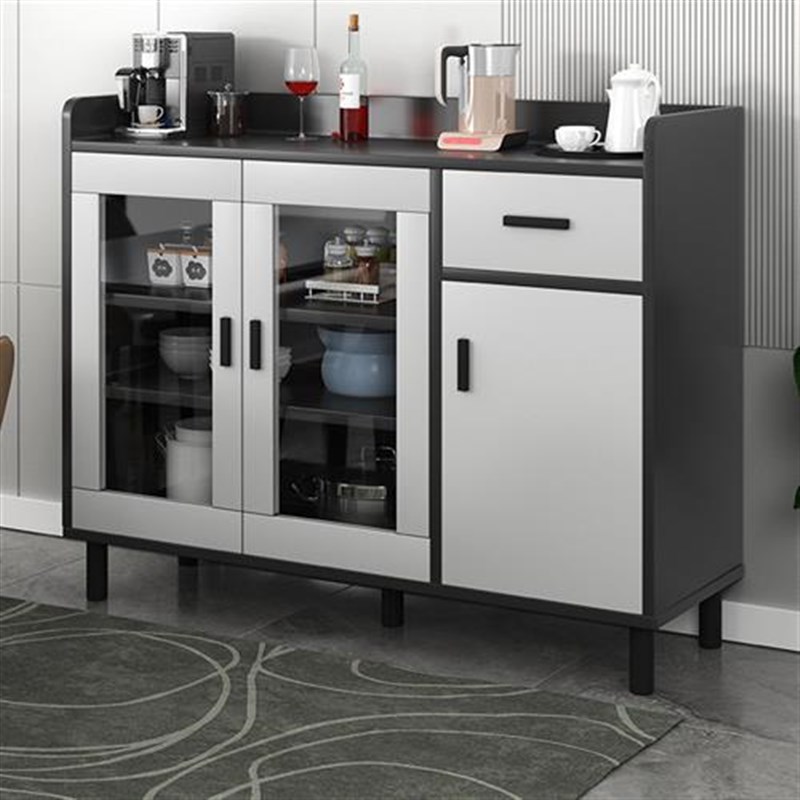 餐边柜轻奢茶水柜客厅置物柜橱柜家用厨房备餐柜子储物柜靠墙边柜