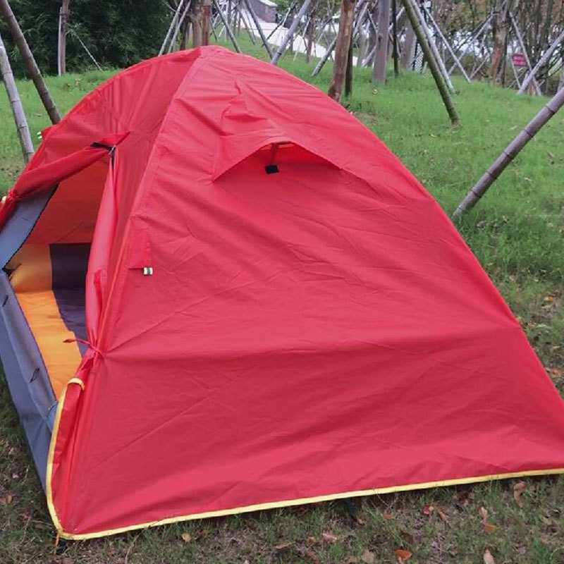 铝杆帐篷 户外双人双层双门防雨野营三季露营搭建超轻户外帐篷