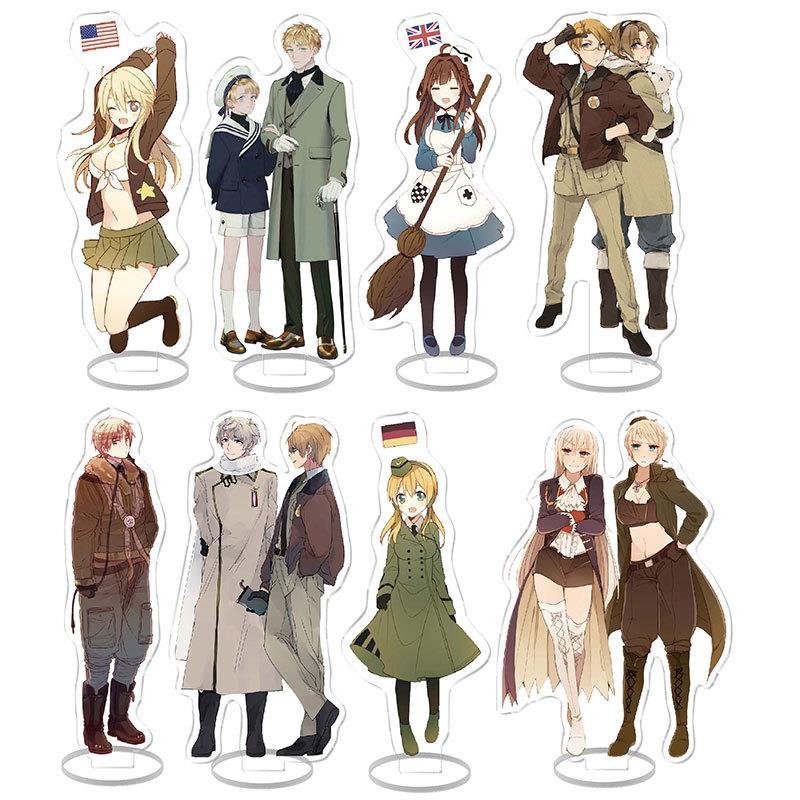 Axis Powers 黑塔利亚 动漫周边桌面摆件立牌中国意大利德国日本