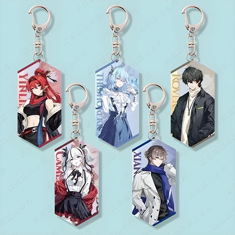 鸣潮Animate冬日邀约周边店联动椿守岸人吟霖漂泊者大立牌钥匙扣