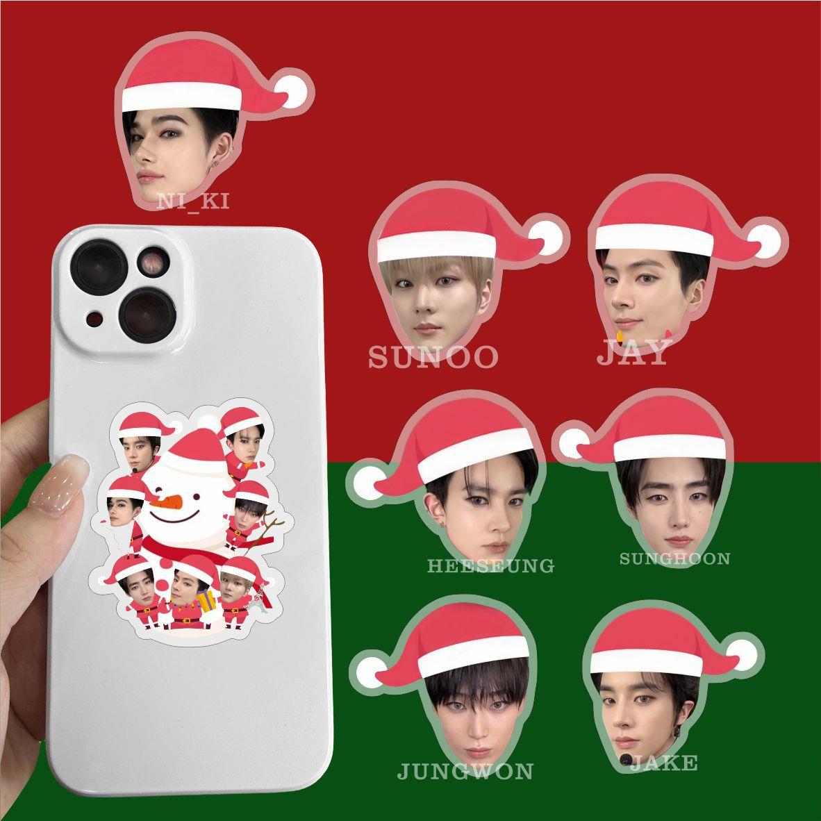 朴成训 NI-Ki圣诞节新款亚克力手机气囊可伸缩支架明星周边DIY