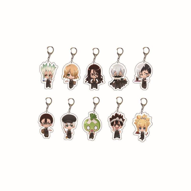 Dr.STONE 石纪元绘图案BIG亚克力双面透明动漫人物摆件钥匙扣