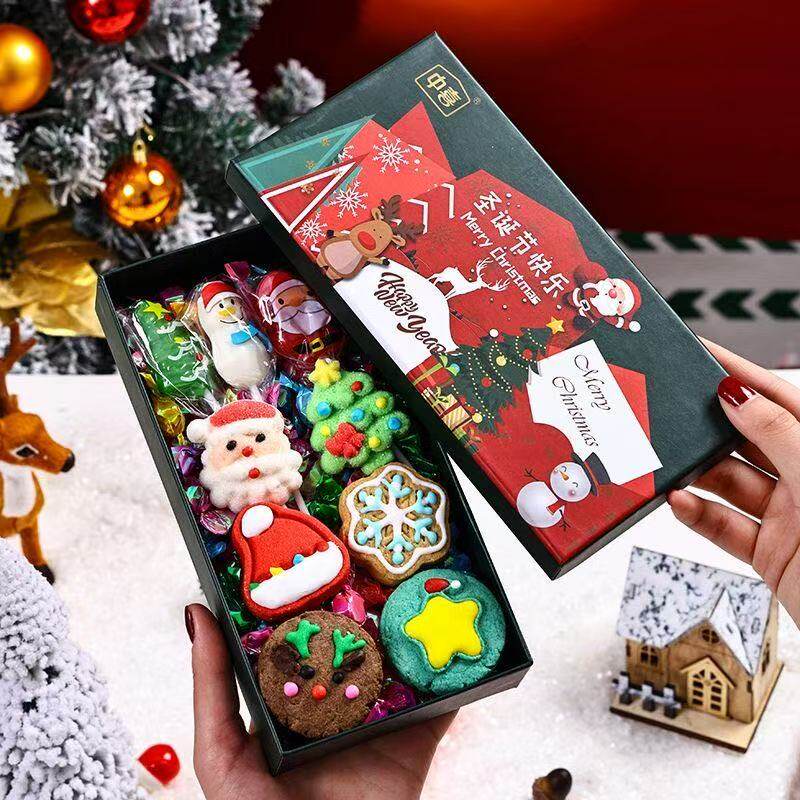 圣诞节礼物糖果曲奇饼干礼袋送女朋友闺蜜平安夜棒棒糖小零食礼物