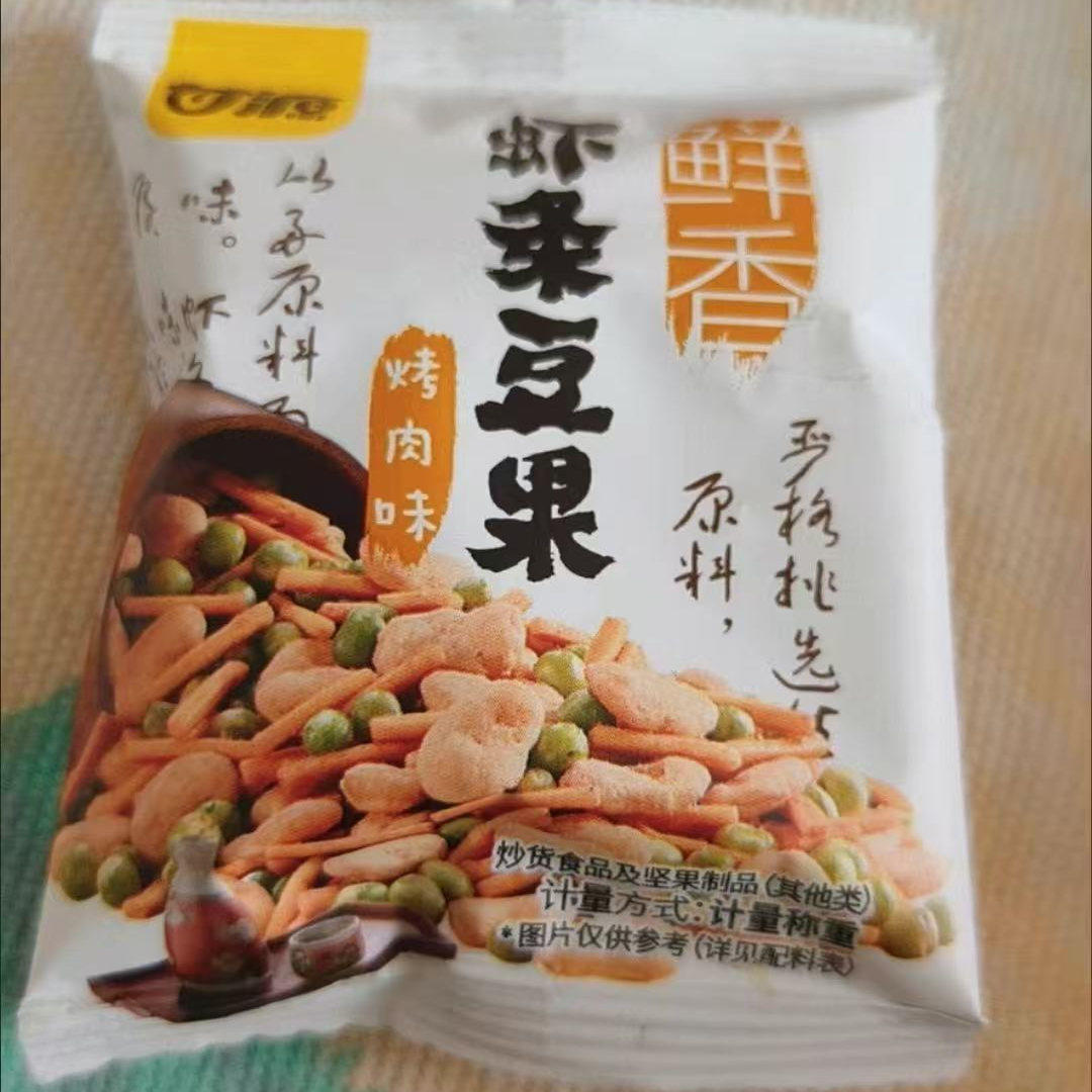 甘源牌虾条豆果共460g