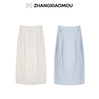 张小某梨形显瘦柔糯透气半身裙