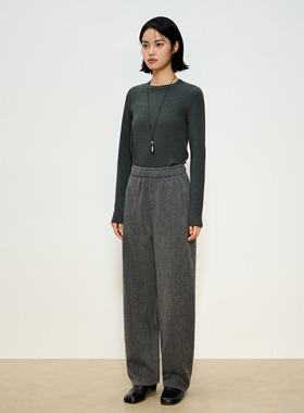 张小某梨形定制 秋冬通勤百搭松弛感香蕉卫裤1BZ08K2162