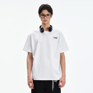 【明星同款】DNA贴布绣T恤25年夏潮流透气休闲短袖圆领上衣男