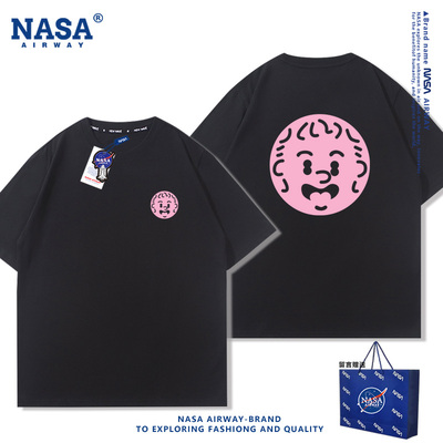 NASA AW陈奕迅同款FearandDreams大头仔应援服男女纯棉短袖T恤夏